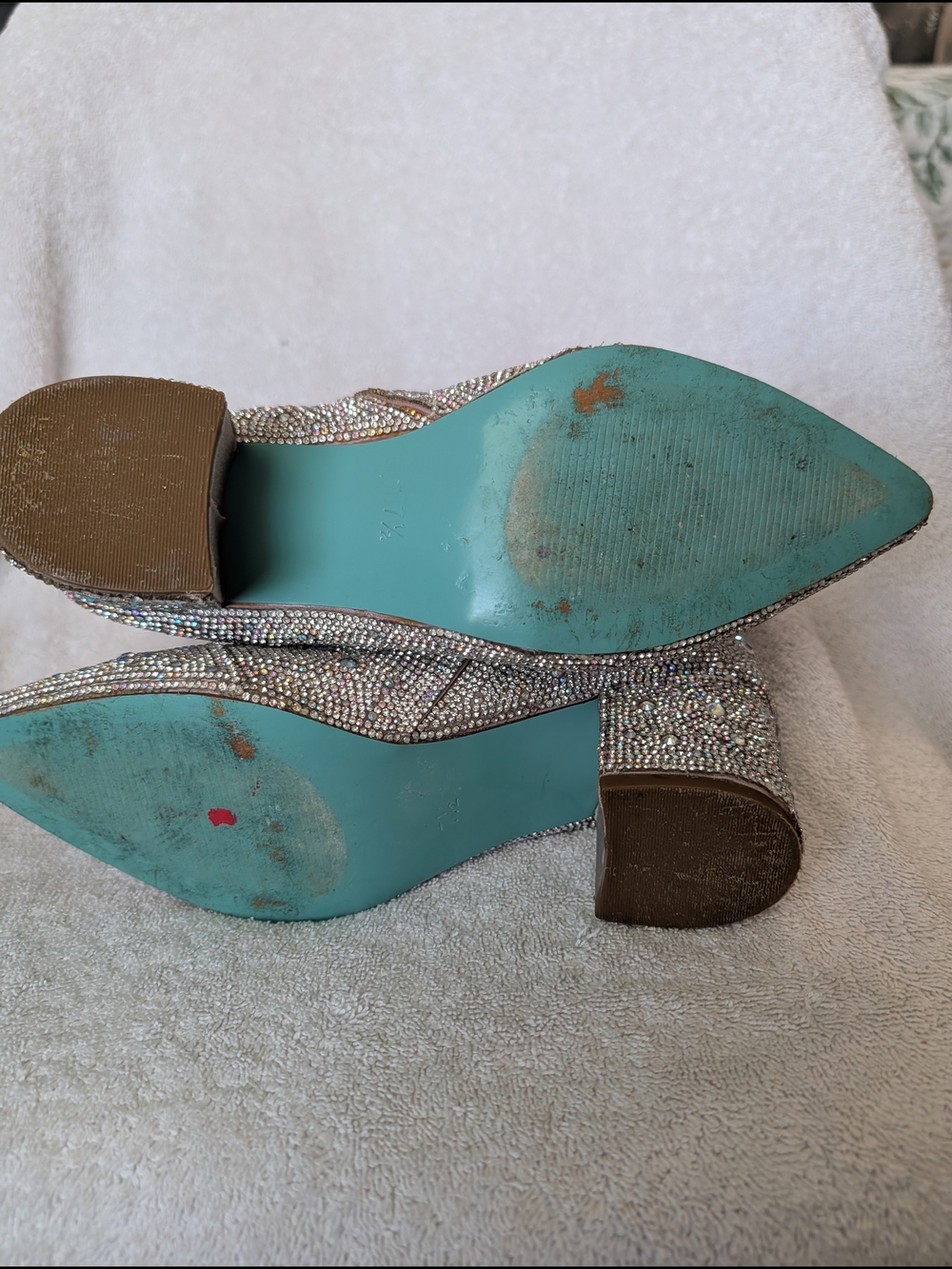 Betsy Johnson Rhinestone Booties - Picture 8 of 16
